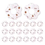 Renopfect Babypbandana Sabber Lätzchen, Babypbandana -Lätzchen,20 -fache Fütterungslätzchen - Super saugfähige 360 ​​-Grad -Abdeckung Burp -Tücher mit niedlichen Mustern, Foto -Requisiten für und