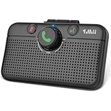 1Mii Freisprecheinrichtung fürs Auto, Bluetooth 5.3 Freisprechanlage Car Kit für Siri Google Assistant, 3W Lautsprecher für Freisprechen, GPS, Musik, Automatische Verbindung, Dual Link,35 H Spielzeit