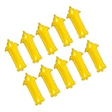 CLISPEED 10 Stück Teiliges Gelbe Folienballons Langlebig aus PE Aluminiumfolie Aufblasbar Dekorativ für Geburtstagsfeiern Hochzeiten Partys Fotohintergrund Kinderfeste