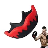 Mundschutz aus Gummi - Taekwondo Boxzahnschutz Zahnabdeckung - Bunte Doppelzahnschutz für Taekwondo, Boxen, Fußball, Hockey, Zahnschutz, Abdeckung Cenmoo