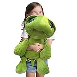 LADAMI 60cm XXL Plüschtier Schildkröte Kuscheltier | Super Weich mit Premium-PP-Füllung | Schildkröten-Spielzeug & Stofftiere-Deko für Wohnzimmer und Entspannung Familie und Freunde
