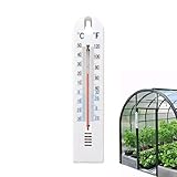 Wandtemperatursensor - Wasserdichter Indikator mit Zwei Betriebsmodi,Temperatur Messgerät - Für Innen- Und Außenbereich, Familie, Klassenzimmer, Küche, Garage, Frühling, Herbst Und Frost