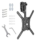 ARLI TV Deckenhalterung klappbar 23–55 Zoll neigbar schwenkbar faltbar Halter VESA bis 400×400 höhenverstellbar Deckenmontage Schrägdach für LED LCD OLED QLED Curved Fernseher bis 20 kg