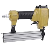 MasYosh Druckluftpistole F32, Professioneller Lufttacker-Nagler mit Leichtem Aluminiumgehäuse und Rutschfester Gummihülle, für die Holzbearbeitung von Innenverkleidungsmöbeln