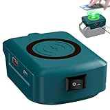 Schnelles Funkgerät Für 18-V Batteriekartons Lädt Telefone Tablets Über USB Typ Dock Mobiles Arbeitsplatz Telefongerät