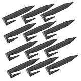 SOPOTUTU 100 Stück Teiliges Camping Zeltheringe Robuste und Leichte Erdnägel aus Hochwertigem Material Sturmsichere Bodenanker für Zelte Pavillons und Outdoor Ausrüstung für Harte und