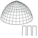 Rivanto® Vogel- Schutzkäfig Ø50 cm aus Eisen, Höhe 25 cm, schützt Kleinvögel vor Raubtieren