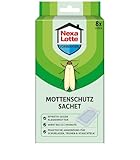 Nexa Lotte Mottenschutz Sachets, 8 Stück, gegen Kleidermotten mit Geraniol, 8 Stück, langanhaltender Schutz, einfacher Anwendung, blumiger Duft