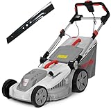 IKRA Elektro Rasenmäher IERM 2043 T, 2000W, Schnitthöhe 30-75mm, Schnittbreite 43cm, inkl. Ersatzmesser