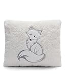 NICI Kinder Kissen Polarfuchs Vanja 25x30cm weiß - Flauschiges NICI Kuschelkissen für Jungen, Mädchen, Babys und NICI Kuscheltierliebhaber: ideal für Zuhause, Kindergarten oder unterwegs - 61305