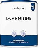 foodspring – L-Carnitin Kapseln - 120 Stück vegan - L Carnitine Supplement mit 1200 mg pro Portion & L-Carnitin-Tartrat - Nahrungsergänzungsmittel 100% pflanzlich & ohne Zusätze