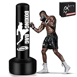 YORWHIN Boxsack Erwachsene 180cm, Aufblasbare Boxsack Stehend Freistehende Kickboxsäcke Ausrüstung für das Training MMA Muay Thai Fitness zu verwenden
