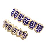 SAFIGLE Hip Hop Zahngrills Neuheit Zahnschmuck Zahngrills Dekorative Vampirzähne Schmuck Für Männer Und Frauen Kostüm Und Party