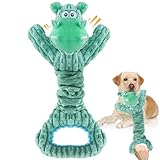 WOWBALA Hundespielzeug, Hundespielzeug Große Hunde Quietschendes Hundespielzeug Interaktives Kauspielzeug Robuster Plüsch Spielzeug Kuscheltier Hund für Kleine, Mittlere, Große Hunde