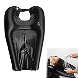 NIANOPKM Haarwaschbecken für bettlägerige,Aufblasbares Haarwaschbecken,Aufblasbares Waschbecken,Mobiles Haarwaschtablett,Tragbares Shampoo Pad für ältere Menschen, Behinderte, Schwangere