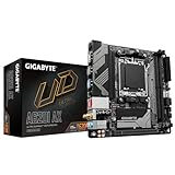 GIGABYTE A620I AX Motherboard - Unterstützt AMD Ryzen 8000 CPUs, 5+2+1 Phasen Digital VRM, bis zu 6400MHz DDR5 (OC), 1xPCIe 4.0 M.2, Wi-Fi 6E, 2.5GbE LAN, USB 3.2 Gen 2