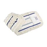 Baumwoll Wischmop 40 cm mit Mikrofaser Ersatz für Mop Klapphalter - Wischmoppbezug , für Versiegelung Reinigung von Bodenbeläge wie Laminat, Dielen, Fliesen Feudel, Bodenwischer Ersatzbezug (1)
