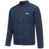 Steppjacke Ilian für Frühling & Herbst – stilvoll, funktional & hochwertig Herren Übergangsjacke (DE/NL/SE/PL, Alphanumerisch, XL, Regular, Regular, Blau)