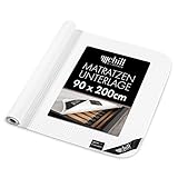 chill SLEEPLONGER Matratzenunterlage 90x200 cm - Lattenrost Matratzenschoner mit Noppen - Antirutsch Lattenrostschoner 90 x 200 cm für Matratze & Boxspringbett - Vegan & Atmungsaktiv