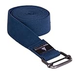 Yogistar Yogagurt - 260 cm - Metallverschluss - Navy Blue, 260.0 x 4.0 x cm