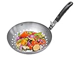GEFU Gemüse-Wok BBQ aus Edelstahl mit abnehmbarem Griff für Grill & Backofen - Umweltfreundlich & wiederverwendbar für knackiges Grillgemüse