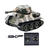 Yplkm Fernbedienbarer Panzer - Lehrreiches Kampfpanzer-Spielzeug | Interaktives Mini Fahrzeug für -Lernen Kinder Indoor Spielzimmer