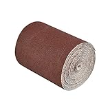 Schmirgelleinen-Schleifpapierrolle, 100 mm x 10 m | Nass-/Trockenschleifen for Holz, Metall, Automobile | Körnung 60–800 | Robuste Textilrückseite(180grit)
