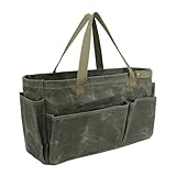 WWHJR Robuste Aufbewahrungstasche aus Segeltuch für Outdoor-Kochen, Camping, Töpfe, große Kapazität, wasserdicht, mit praktischem Tragegriff, Aufbewahrungstasche