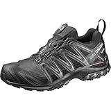 Salomon XA PRO 3D Gore-Tex, Herren Wasserdichte Trailrunning-Schuhe, Schwarz und Magnet, 42 2/3