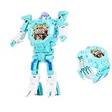 Mmhdz Kinder Roboter Spielzeug, Digitaluhr für Kinder 3 IN 1 elektrische Armbanduhr, Robot Watch für Schule Geschenk (blau)