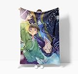 LJFIWY Anime Maomao Jinshi Figur, 3D-gedruckte Flanelldecke, leicht, weich, Überwurf, Decken, Zimmer, Bettwäsche, Sofa, Dekoration, Reisen, Büro, Decke für Erwachsene (Typ 6, 125 x 200 cm)