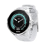Suunto 9 GPS-Sportuhr mit langer Batterielaufzeit und Herzfrequenzmessung am Handgelenk, Weiß, SS050143000