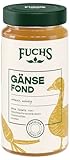 Fuchs Gewürze - Gänse Fond, Für köstliche gewürzte Gerichte und raffinierte Saucen, Ohne Geschmacksverstärker, Farbstoffe oder Palmfett, 400 ml im wiederverschließbaren Glas