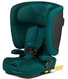 Kinderkraft FIX2GO i-size Kindersitz 76-150 cm mit Isofix base, bis zu ca. 12 Jahren, Sicherheitssystemen, Premium Polsterung, Reclining, Grün