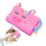Reiteag Schlummerkids Kissen Original, Calmlye -Das Kinderkissen für Besserenund Gesünderen Schlaf, Schlummerkids Kissen Calmly Ergonomisch, Atmungsaktiv und Hautfreundlich, (Ulla das Einhorn)