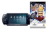 PlayStation Portable - PSP Konsole Slim & Lite, black + Buzz! Master Quiz