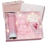 Mother's Day Boxes, Bear-Themed Basketball-Set, 4 Stück, Flower Greeting Cards, Insulated Mugs, Package Bag with Towel, Perfect for Birthday Girls, Holiday Women, Birthday Appreciation