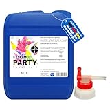 EXTREM PARTY Nebelfluid 10 Liter inkl. 1 x AGH - universelle wasserbasierte Nebelflüssigkeit mit extrem hoher Dichte und Standzeit - HERRLAN-Qualität - Made in Germany