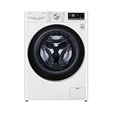 LG Electronics V7WD96H1A Waschtrockner mit AI DD | 9 kg Waschen | 6 kg Trocknen | 1400 U/Min | Steam | TurboWash 360° | Neue Wohlfühl-Trommel | Wi-Fi-Funktion | Weiß