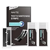 Shynova Professionelle Zahnaufhellungsstreifen: 28 Zahnaufhellungsstreifen aus Bambuskohle, 14 Behandlungen für empfindliche Zähne, Entfernen von Flecken, weißes und helles Lächeln
