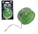 Yoyo Professioneller Yoyo für Kinder und Anfänger mit LED-Licht und Kupplung für automatische Reaktion Yo Yo Yo für LED-Stunts YoYo mit leuchtendem Effekt, Spiel Yoyo, verschiedene Farben