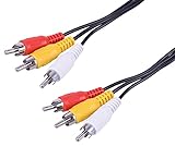 3 x Phono auf 3 x Phono-Stecker – 7 m, Audio- und Videokabel, 1 Stück