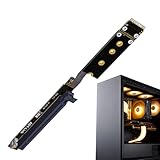 Zuasdvnk Link M.2 auf Pci, Grafikkarte PCI-Express Riser-Adapter, Kühlkörper-Lösung, Riser-Karten-Unterstützung für Profis, Enthusiasten und Anfänger