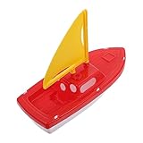 BESTonZON 1 Stück Schnellboot kinderboot Boot Water Toy Toys babybrause Strand spielsachen Outdoor Toys spielsachen für draußen babytragetuch Toy Plastik rot