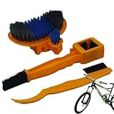 Bikes oder Motorrad-Kettenreinigungsset für Motorräder, Mountain & Road Bikes, 3-teiliges Reinigungsset für Motorräder, Mountainbikes und Roadbikes, Fahrradwartungswerkzeuge für einfache Reinigung