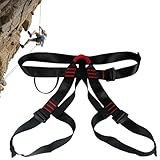 Sicherheitsgurt, Klettergurt für Felsen – Half Body Rock Aling Safety Harness – Dicke Gurte aus Polyester für Frauen und Frauen