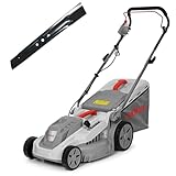 IKRA Elektro Rasenmäher IERM 1638-1, 1600W, Schnitthöhe 30-75mm, Schnittbreite 38cm, inkl. Ersatzmesser