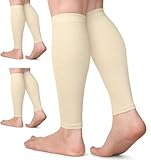 BLONGW 3 Paar Waden Kompression Damen Herren Wadenbandage Kompressionsstrümpfe ohne Füße Stützstrümpfe Sport Kompressionssocken Thrombosestrümpfe
