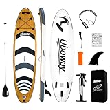 Aufblasbares Stand Up Paddling Board Surfbrett SUP Board 320 * 81 * 15 cm 200KG Surfboard aus 2600GSM PVC gestricktes Fallmaschengewebe und PVC beschichtetes Gewebe