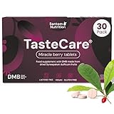TasteCare Miracle Berry Tabletten | 30 Stück | Macht Saures Süß in Sekunden | Wirkung bis 1 Stunde | Miraculin Tabletten aus Wunderbeere | Zuckerfreie Süßigkeiten | Hergestellt in der EU